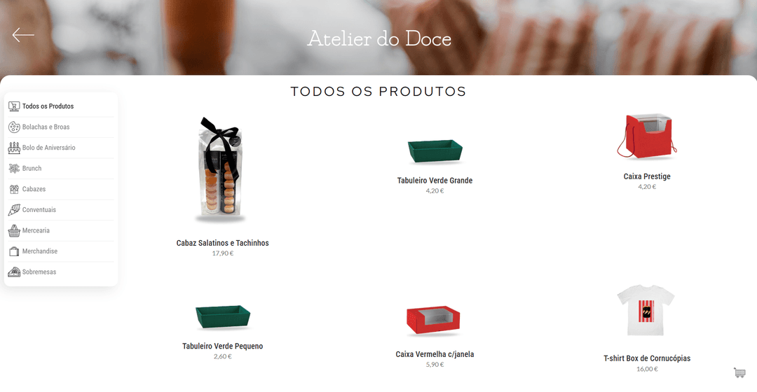 Atelier do Doce Product Page