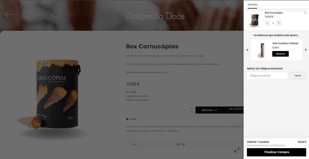Atelier do Doce Cart